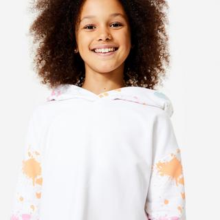 STAREVER  Sweatshirt Mädchen Modern Jazz Dance Crop Top mit Kapuze Polyester 