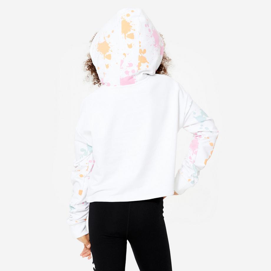 STAREVER  Sweat-shirt fille modern jazz dance crop top à capuche polyester 