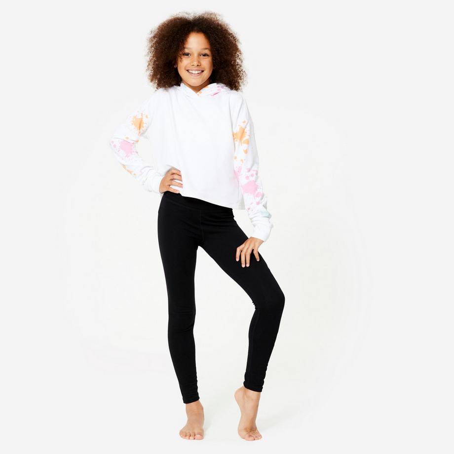 STAREVER  Sweat-shirt fille modern jazz dance crop top à capuche polyester 