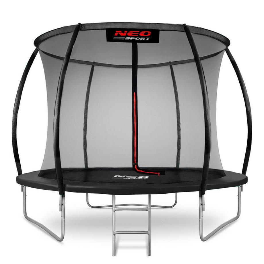 B2X Profiltrampolin für den Garten 8ft/252cm mit innerem Schutznetz von Neo-Sport  