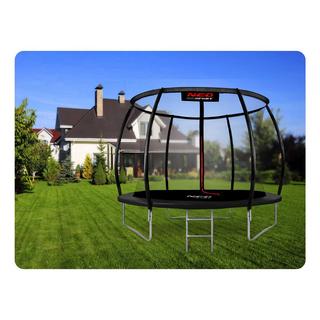 B2X Profiltrampolin für den Garten 8ft/252cm mit innerem Schutznetz von Neo-Sport  
