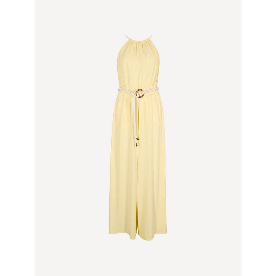 APRICOT Combinaison coton mélangé jambes larges  