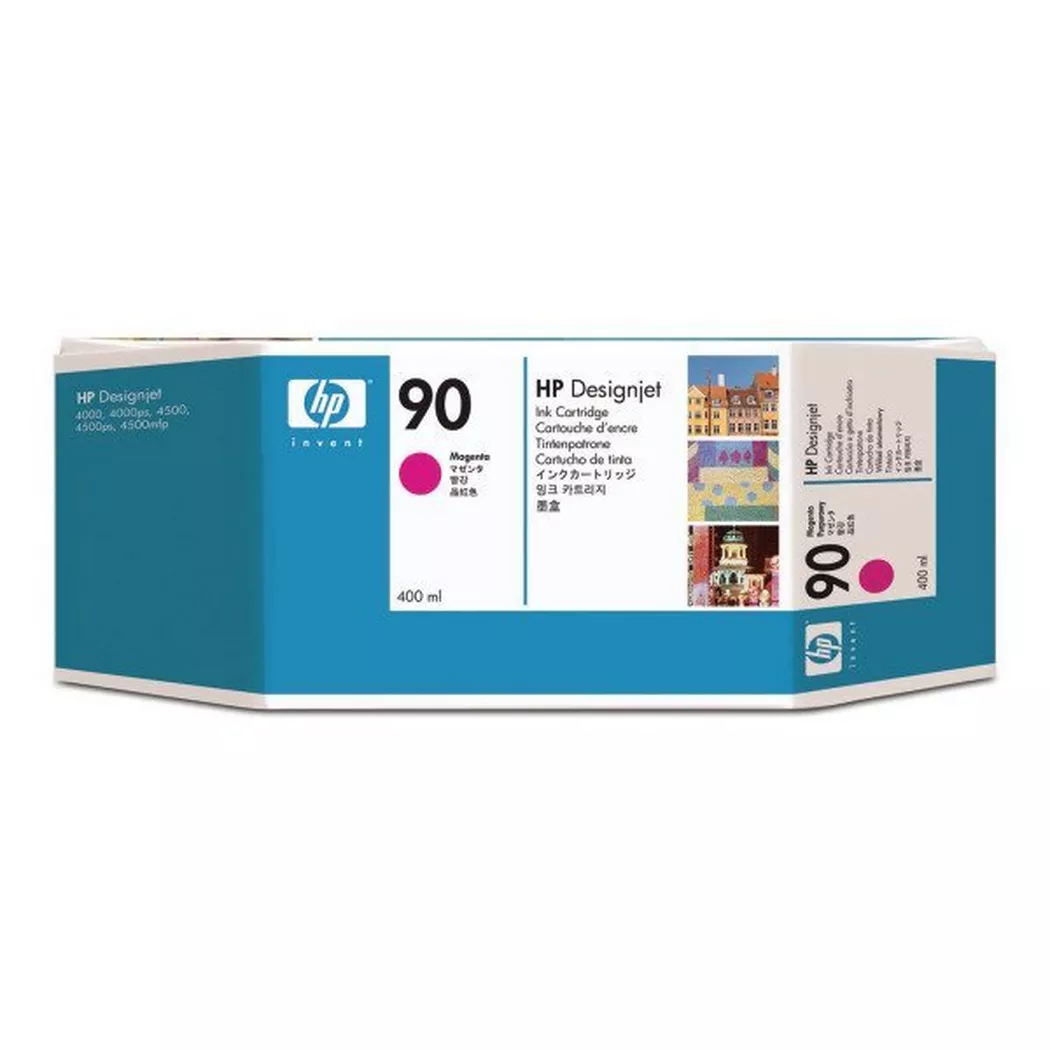 Hewlett-Packard – HP Tintenpatrone 90 magenta C5063A DesignJet 4000 400ml, One Size