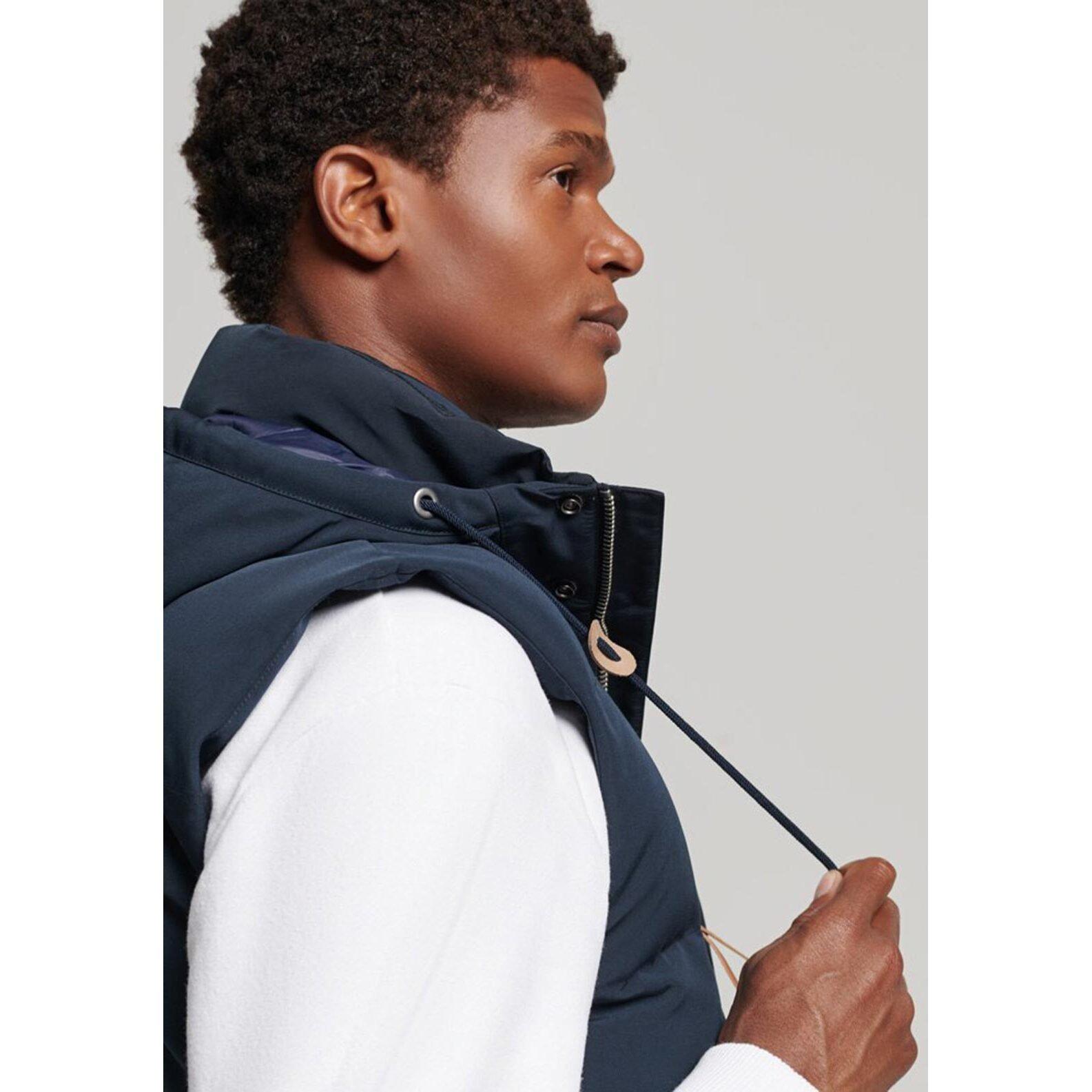 Superdry Everest Ärmellose Daunenjacke mit Kapuze  