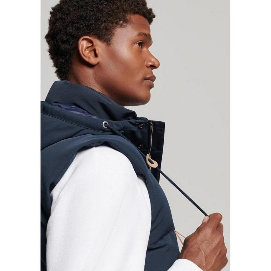 Superdry Everst Ärmellose Daunenjacke mit Kapuze  