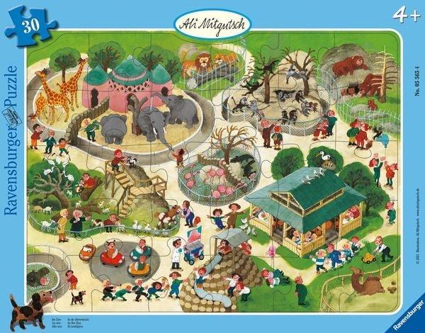 Ravensburger  Puzzle Ravensburger Ali Mitgutsch: Im Zoo 30 Teile 