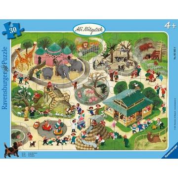 Puzzle Ravensburger Ali Mitgutsch: Im Zoo 30 Teile