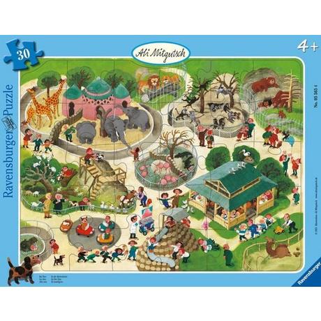 Ravensburger  Puzzle Ravensburger Ali Mitgutsch: Im Zoo 30 Teile 