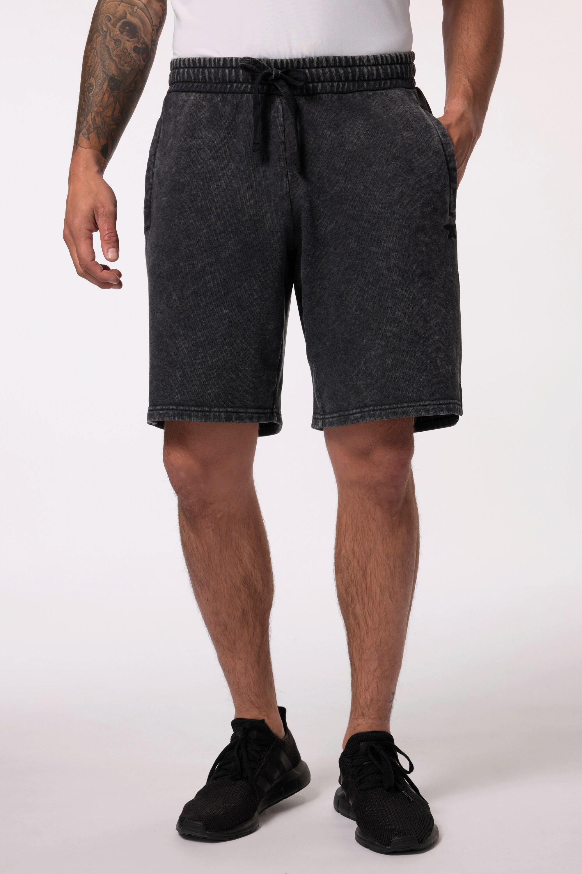 JP1880  Shorts in felpa per il fitness con taglio speciale per l'addome e vestibilità morbida, fino alla tg. 7XL 