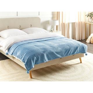 Beliani Kuscheldecke aus Polyester Modern KAWERI  