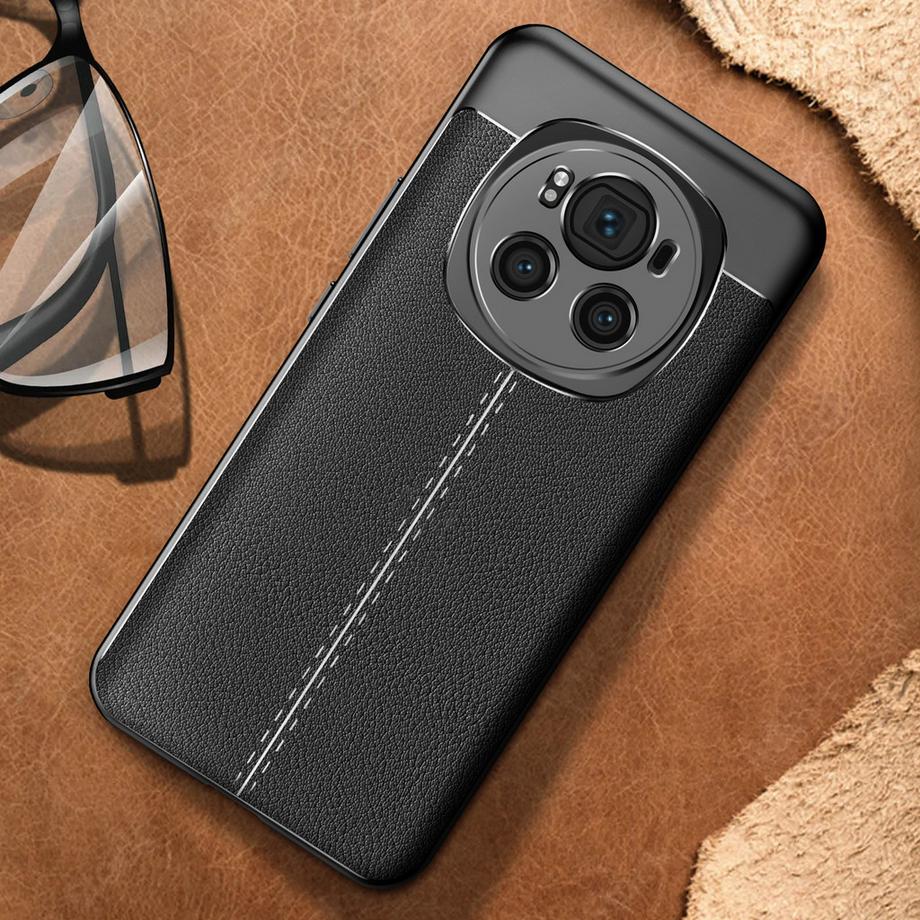 Avizar  Coque Honor Magic 6 Pro 5G Silicone Noir 