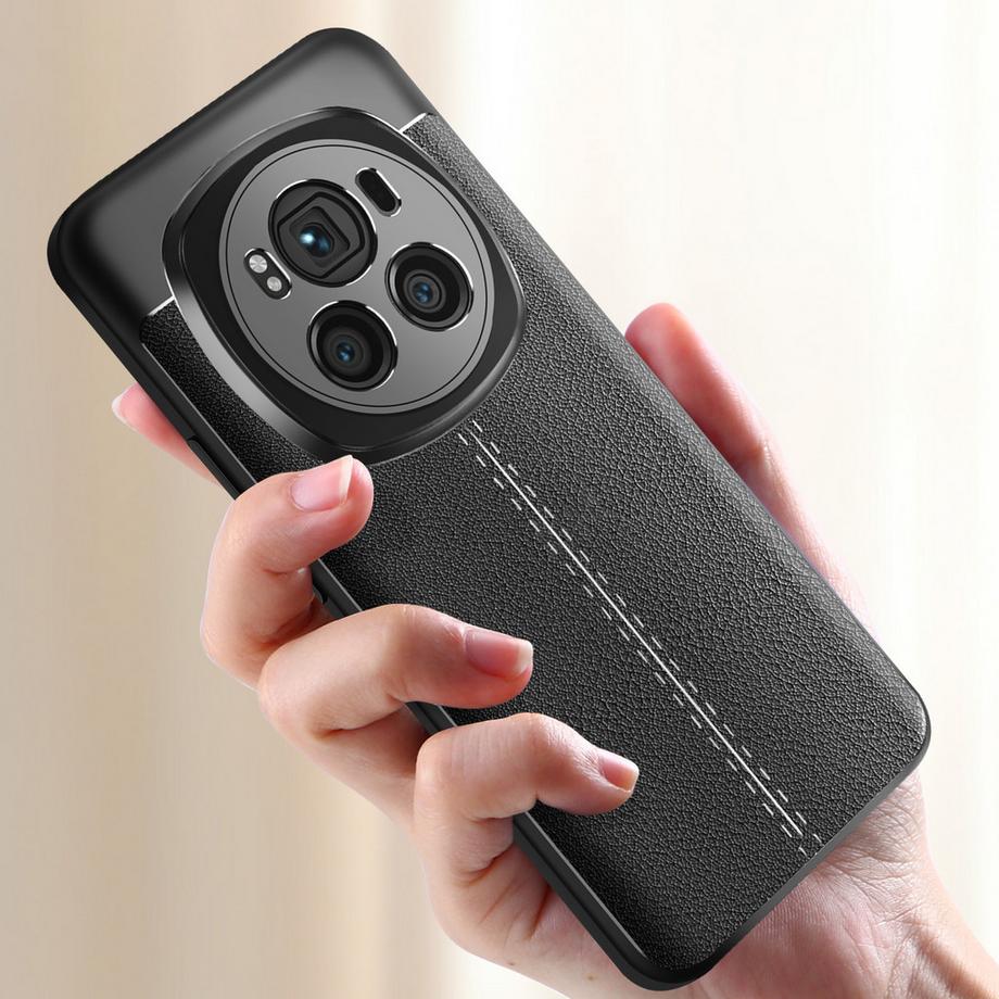 Avizar  Coque Honor Magic 6 Pro 5G Silicone Noir 