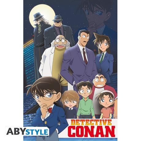 Abystyle Poster - Gerollt und mit Folie versehen - Detektiv Conan - Gruppe  