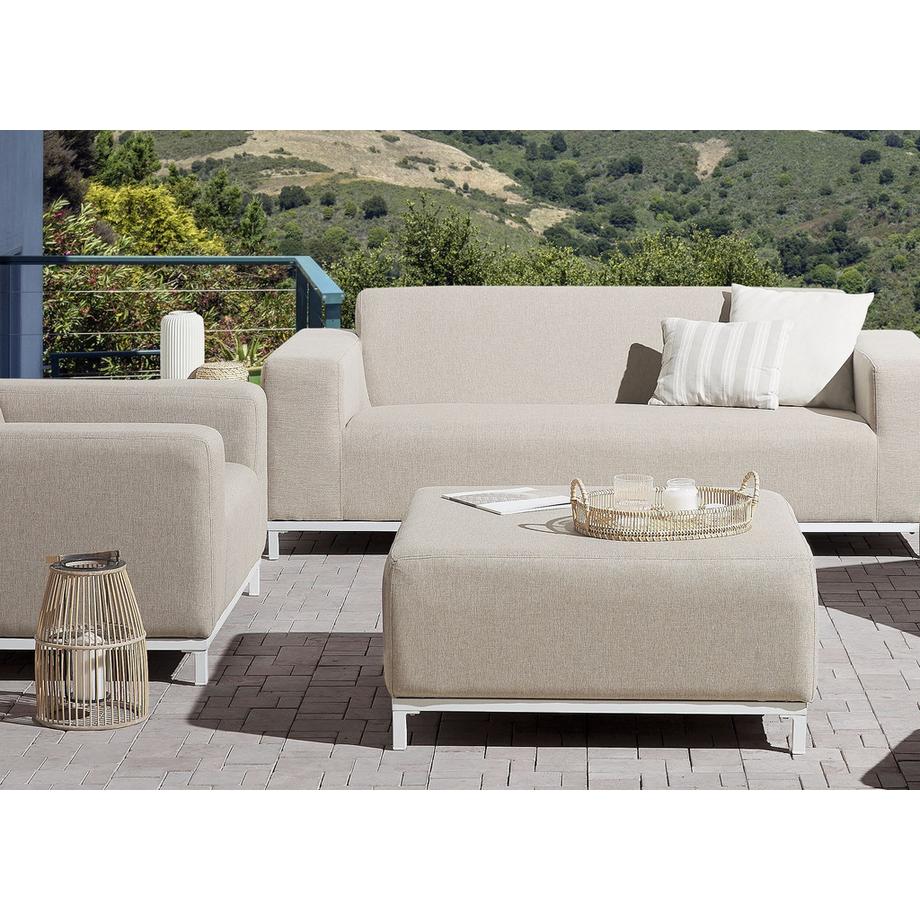 Beliani Ottoman en Tissu Moderne ROVIGO  