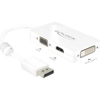 DeLock  Adapter Displayport zu VGA HDMI DVI Passiv 