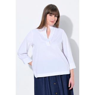 Ulla Popken Tunica Scollo Montante Maniche 3/4  