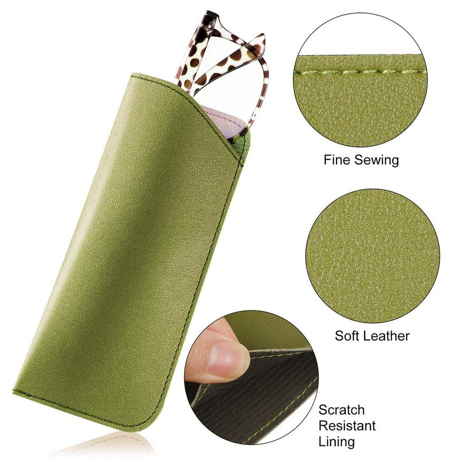 Only-bags.store 6 Stück weiches Brillenetui Set  