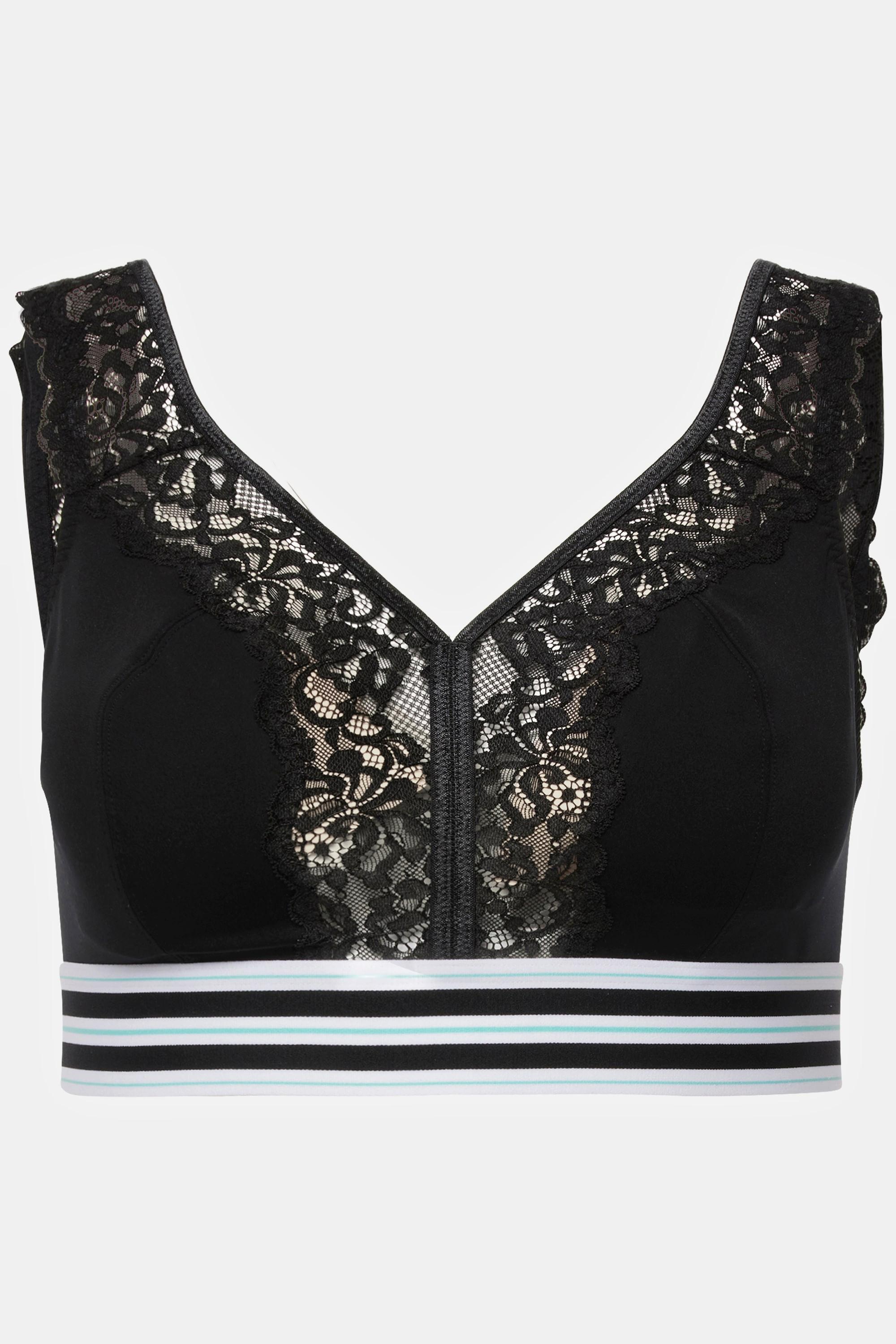 Ulla Popken  Minimizer-Bralette, Spitze, ohne Bügel 