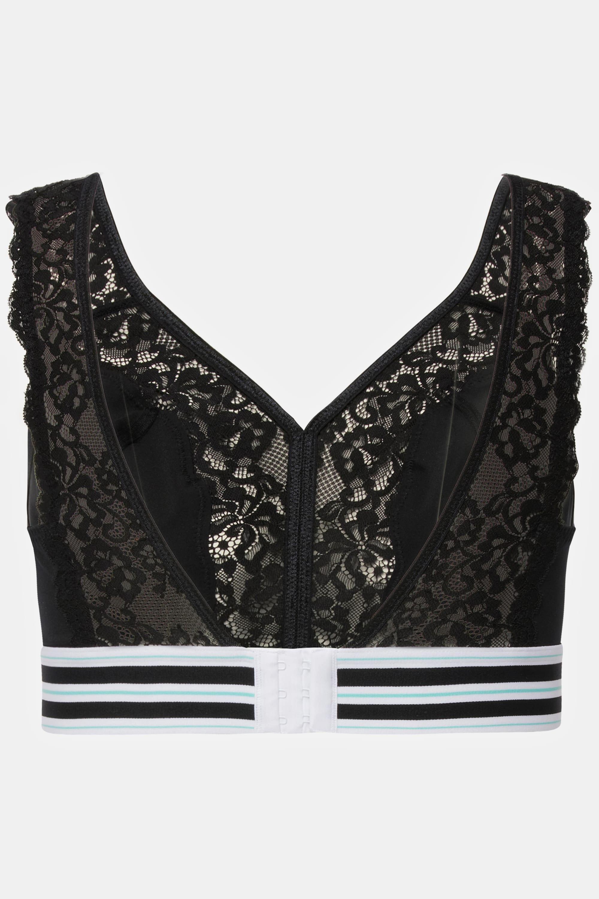 Ulla Popken  Minimizer-Bralette, Spitze, ohne Bügel 