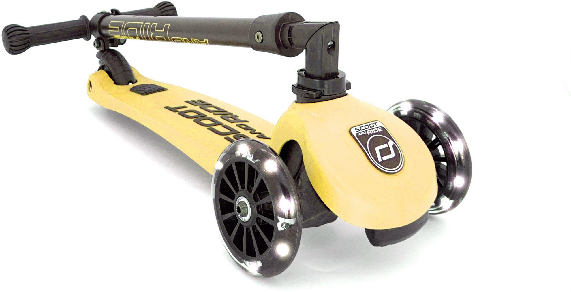 Scoot and Ride  Mini Highwaykick 3 LED Lemon 