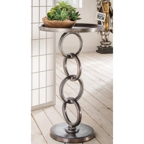 mutoni Table d'appoint en aluminium Ø40cm  