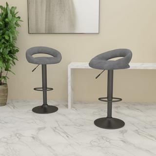 VidaXL Tabouret de bar velours  