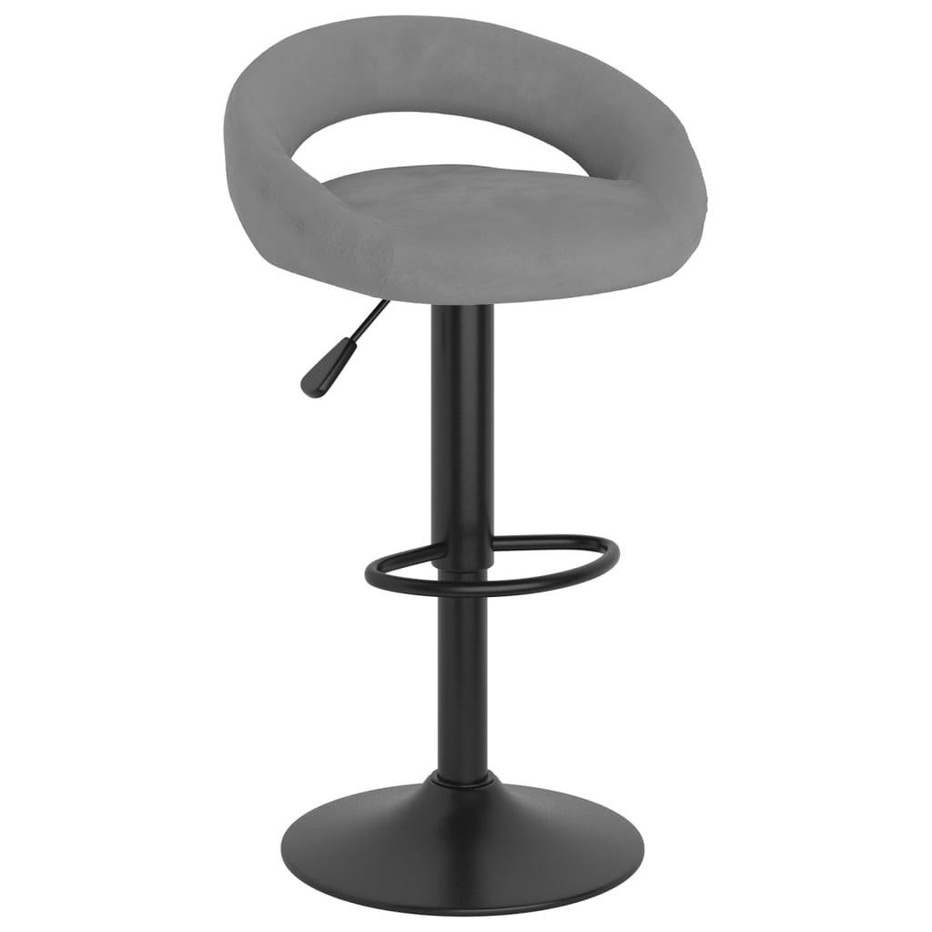 VidaXL Tabouret de bar velours  