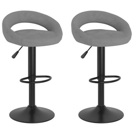 VidaXL Tabouret de bar velours  