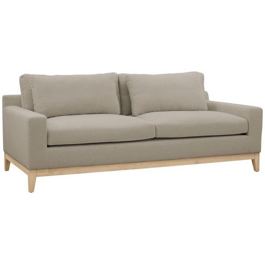 Blanc d'Ivoire Canapé Leonore lin beige 220  