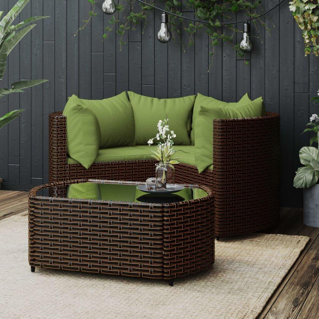 VidaXL Garten lounge set poly-rattan  