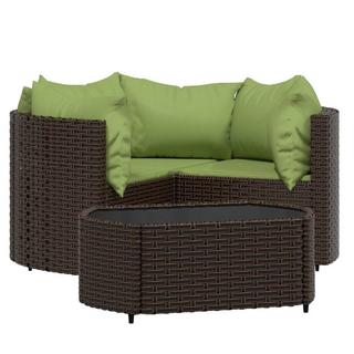 VidaXL Garten lounge set poly-rattan  