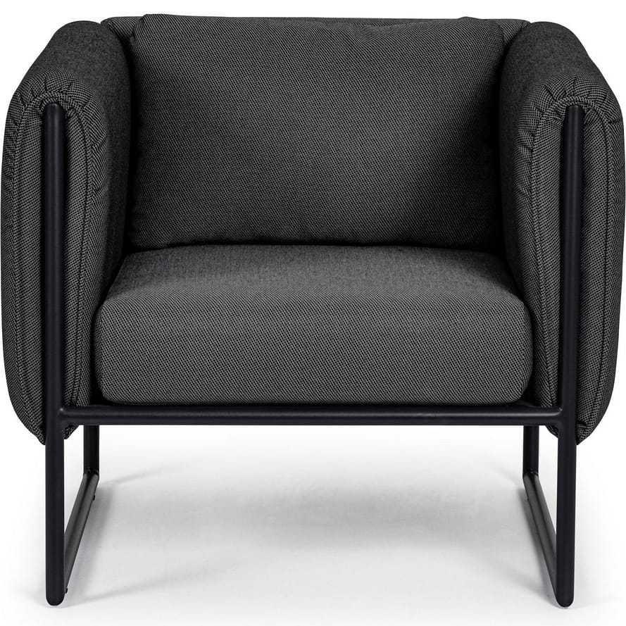 mutoni Fauteuil de jardin Pixel anthracite  