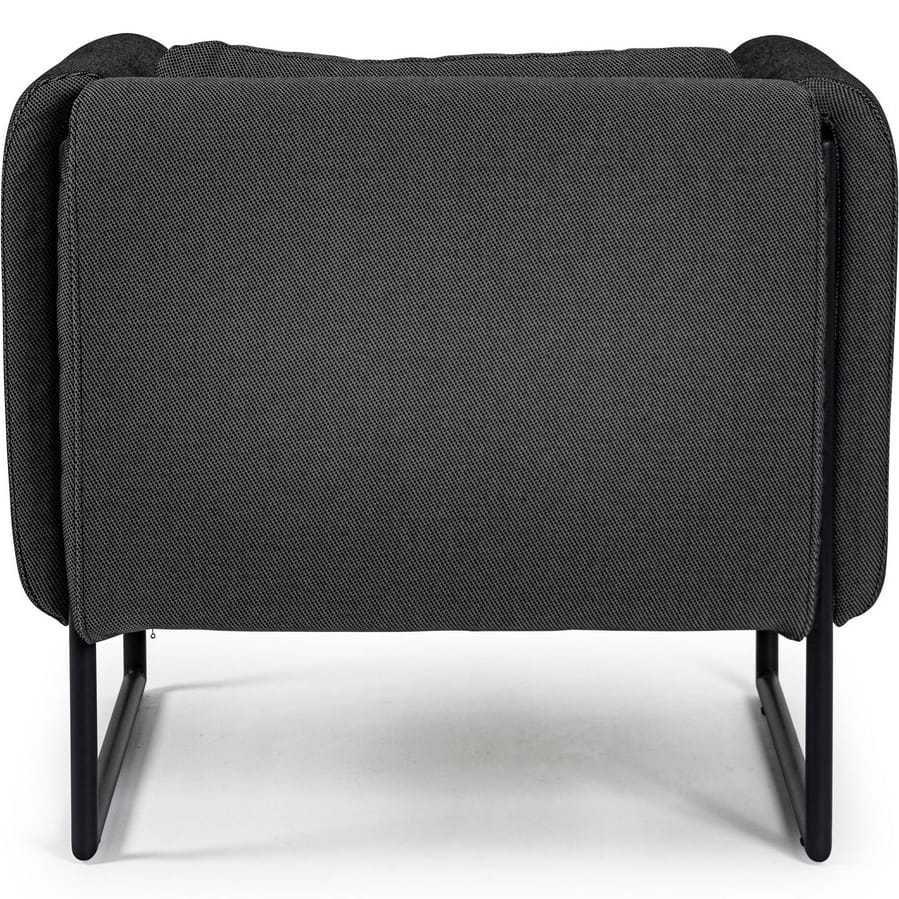 mutoni Fauteuil de jardin Pixel anthracite  