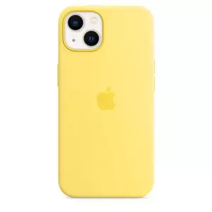 Coque en silicone avec MagSafe pour iPhone 13 - Zeste de citron
