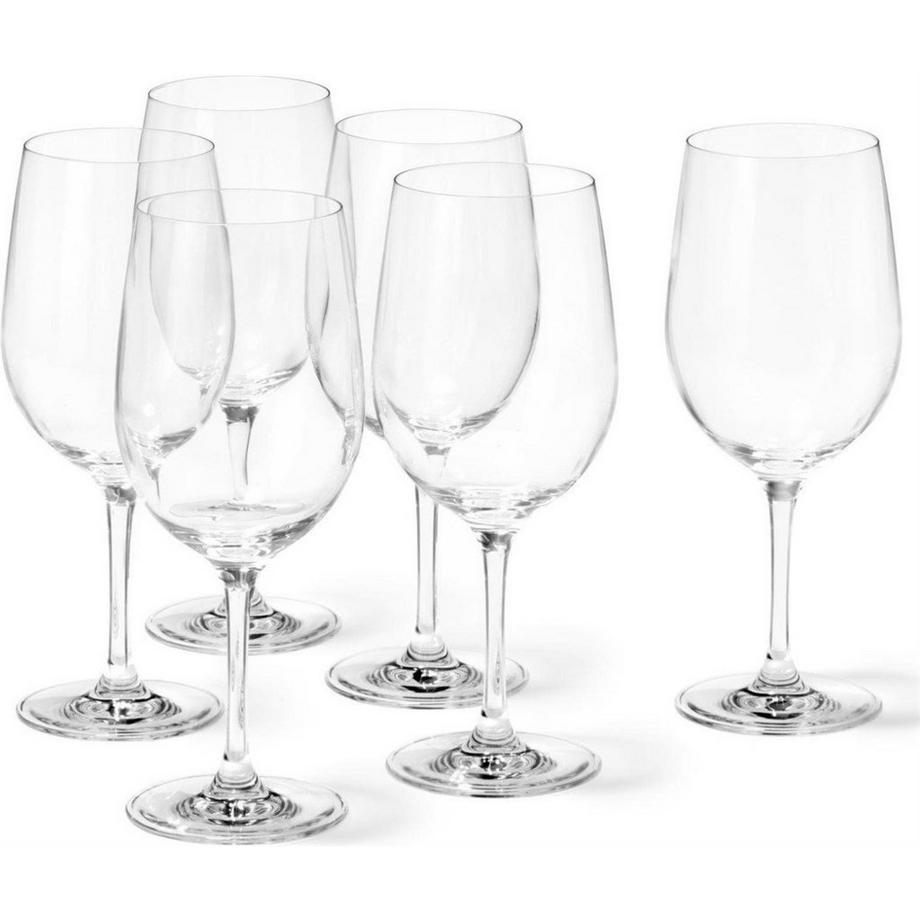 LEONARDO Rotweinglas Ciao+ 610 ml, 6 Stück, Transparent  