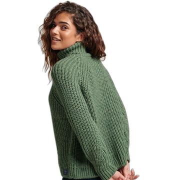 pull ample col roulé urpiqué uperdry