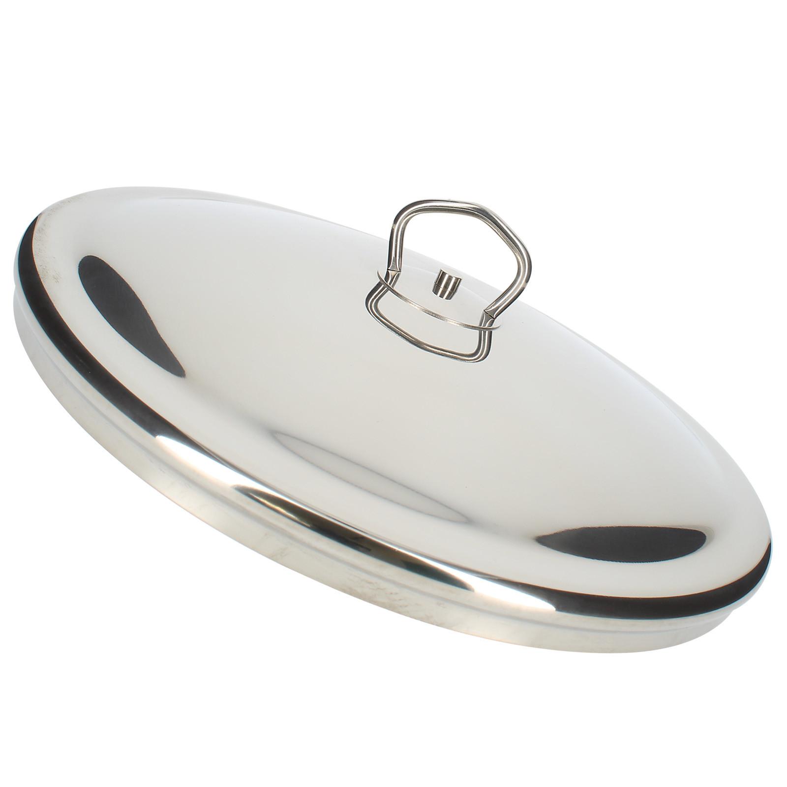 Cheffinger Pentola 30 cm con coperchio inox  