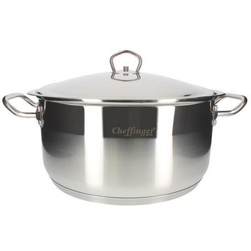 Pentola 30 cm con coperchio inox