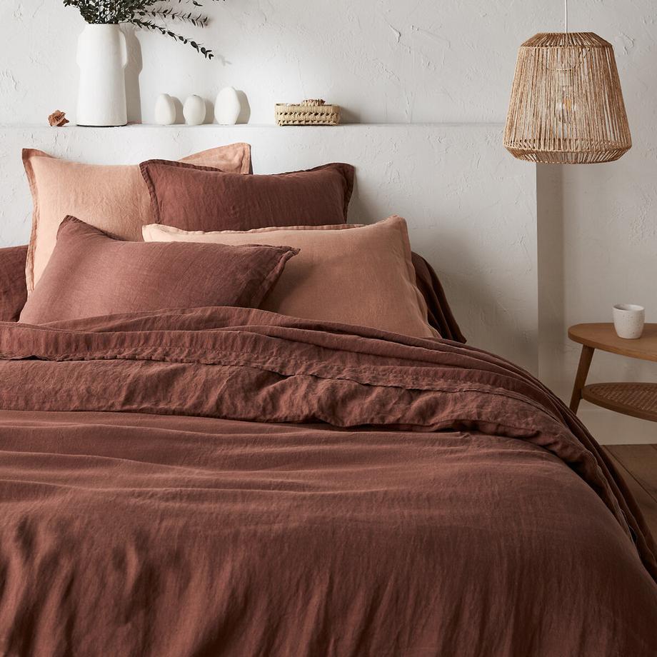 La Redoute Intérieurs Linot Housse de coussin et traversin en lin prélavé  