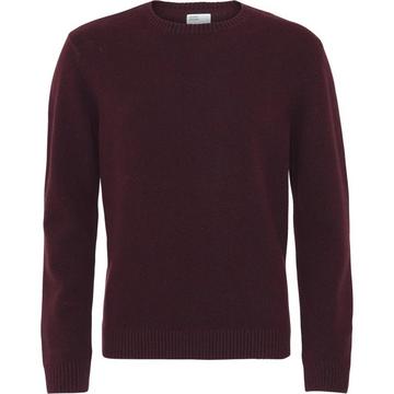 Pullover mit Rundhalsausschnitt aus Wolle  Classic Merino oxblood red