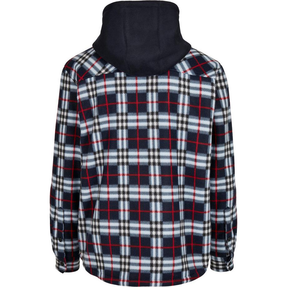 URBAN CLASSICS Fleecejacke mit Kapuze  