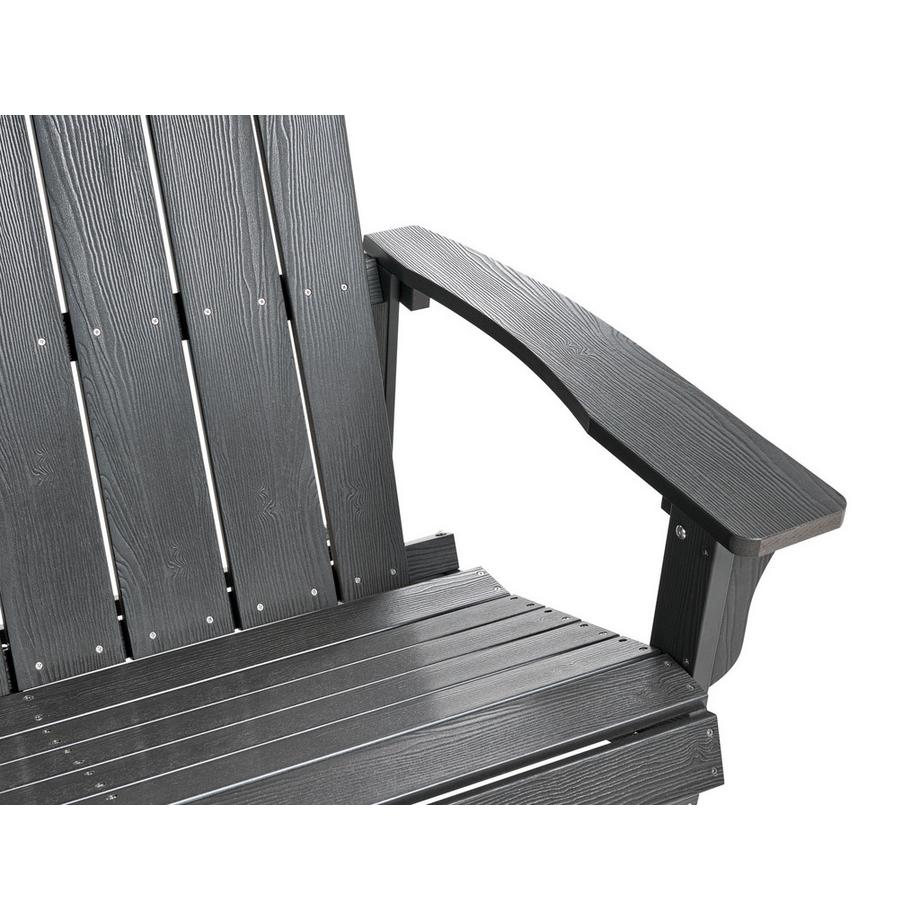 Beliani Banc de jardin en Bois synthétique Traditionnel ADIRONDACK  