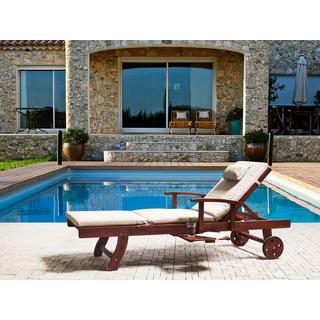 Beliani Cuscino per sdraio en Poliestere Scandinavo TOSCANA/JAVA/AMANTEA PREMIUM  