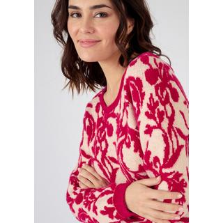 Damart  Jacquard-Pullover und langhaariges Garn 