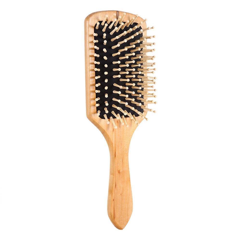 B2X  Haarbürste aus Holz - rechteckig 
