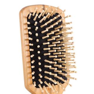 B2X  Brosse à Cheveux en Bois - Rectangulaire 