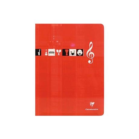 Clairefontaine CLAIREFONTAINE Musikheft A4 3117 weiss 24 Blatt  