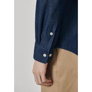 Seidensticker  Denimhemd Regular Fit Langarm Uni 