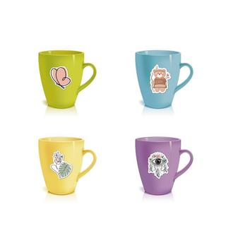 Gameloot Autocollants - motifs d'art bohème - 50 pcs  