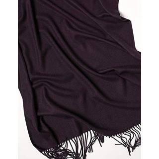 Only-bags.store Warmer Winter Herbst Unifarbener Baumwollschal mit Quasten  